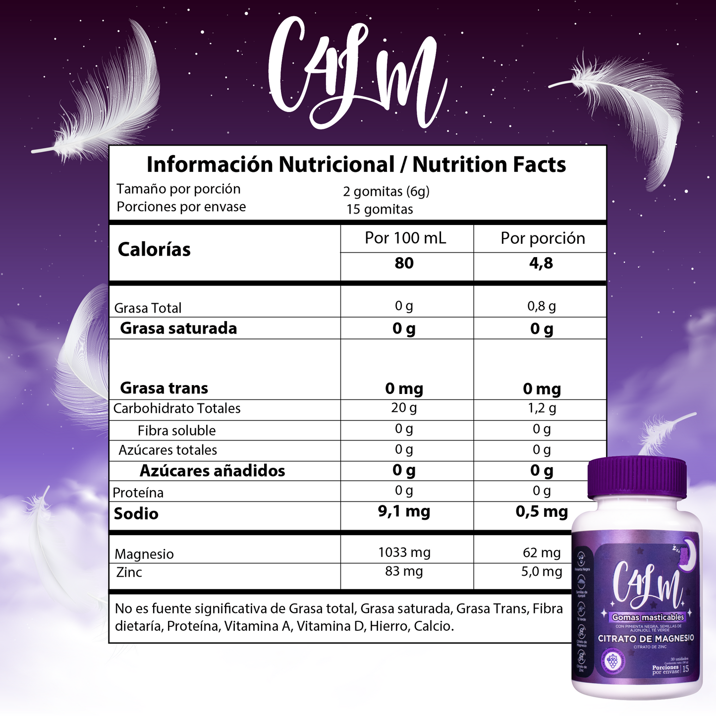 C4lm - Gomas para dormir