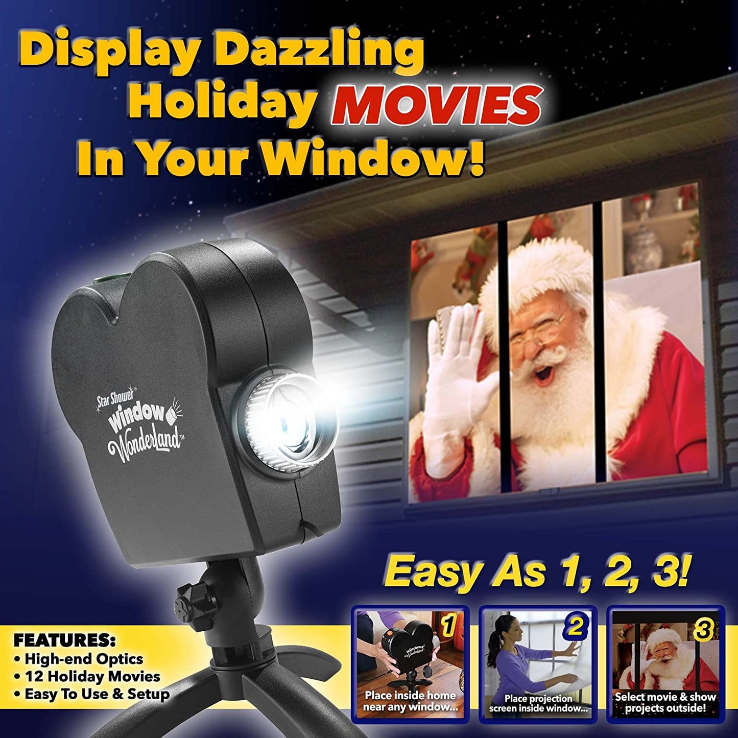 Proyector de Ventana para Halloween y Navidad "Window Projector"