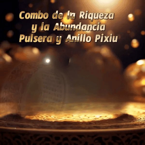 Combo de la Riqueza y La Abundancia Pulsera y Anillo Dragón Pixiu