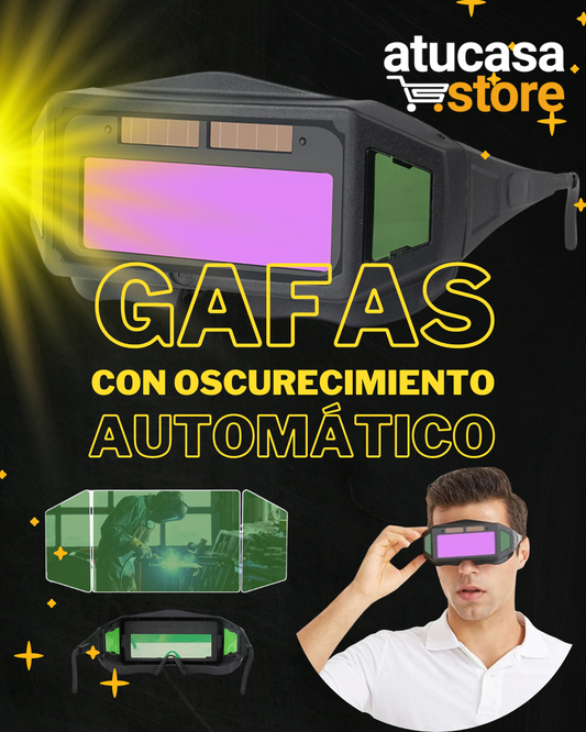 GAFAS DE SOLDADURA CON OSCURECIMIENTO AUTOMÁTICO + ENTORCHADOR PROMO (OPCIONAL)