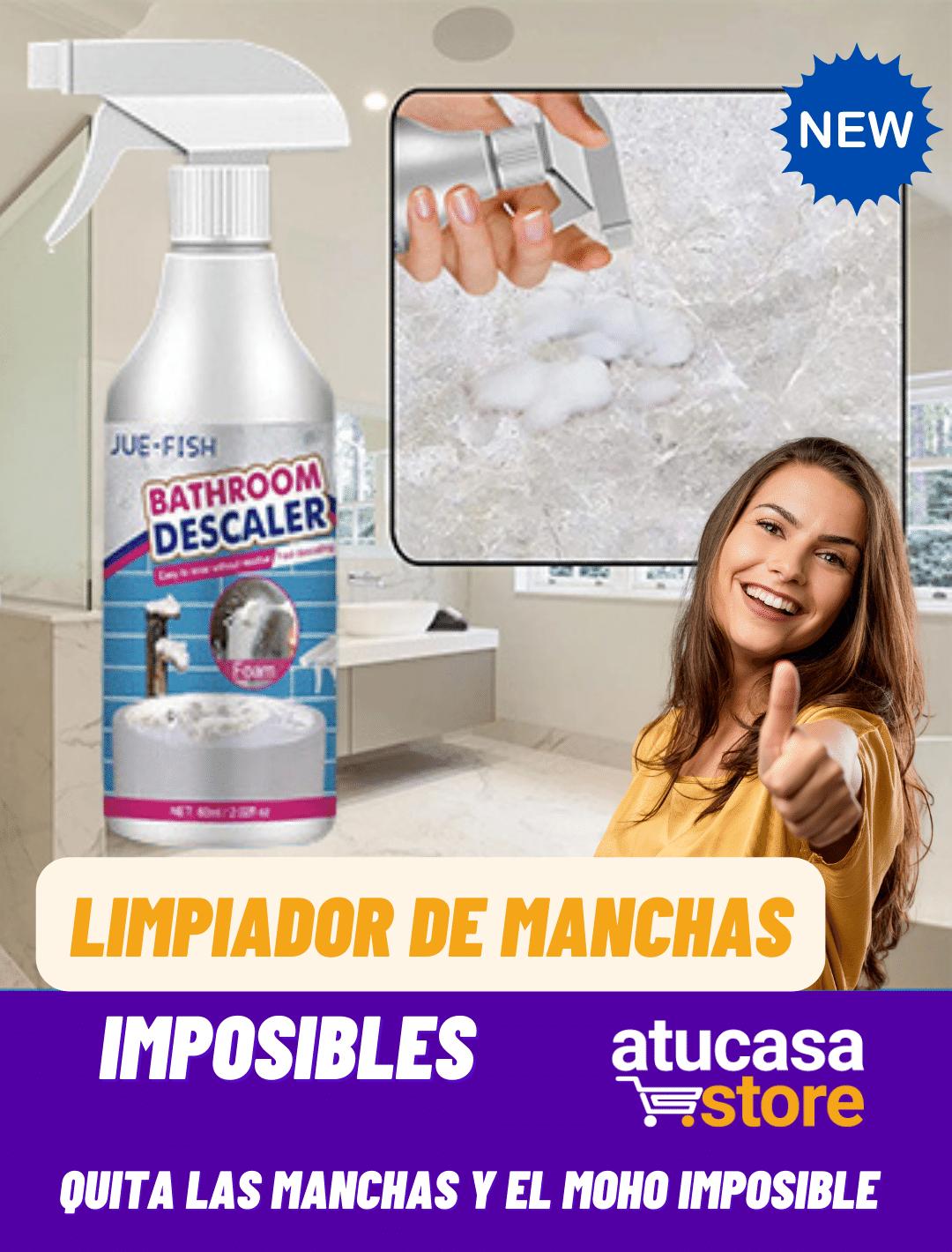 🔥Hot Sale 50% DCTO😱 Limpiador de Manchas Imposibles