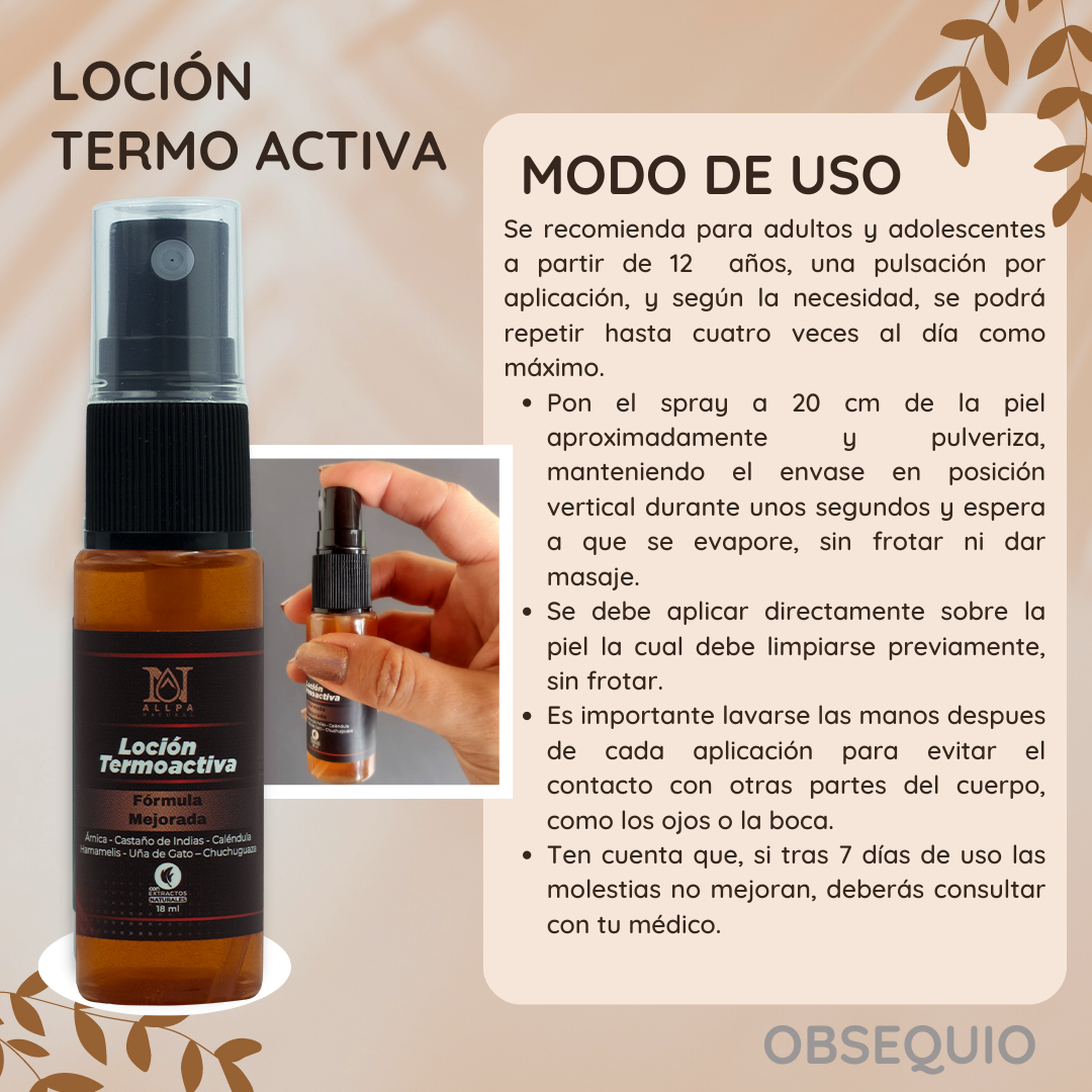 Loción Termo Activa