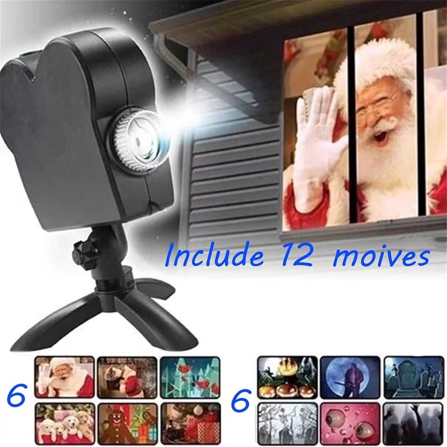 Proyector de Ventana para Halloween y Navidad "Window Projector"