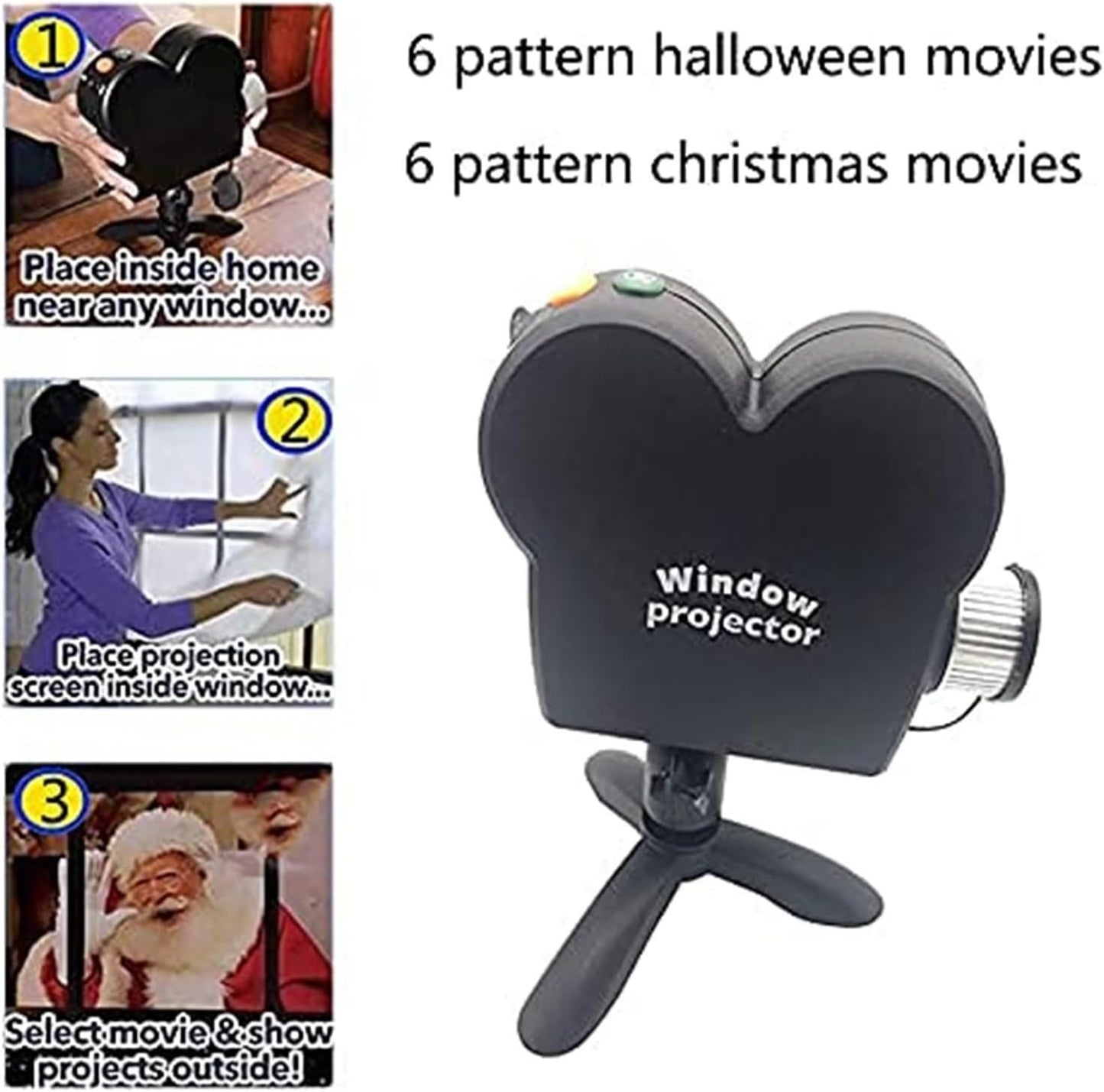 Proyector de Ventana para Halloween y Navidad "Window Projector"