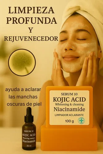 Kit Facial Kojic | Serum y Jabón para Manchas