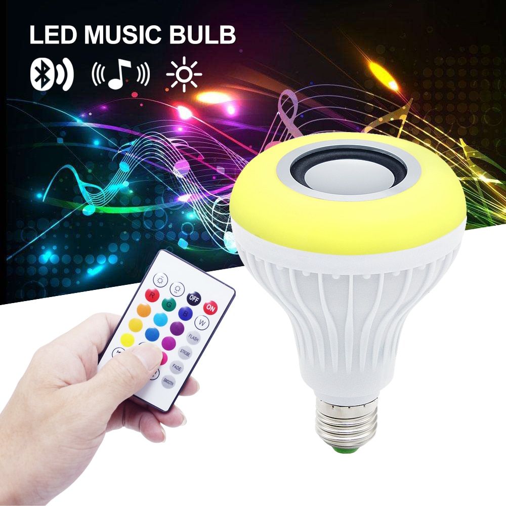 LUZ LED PARLANTE CON CONTROL REMOTO BLUETOOTH - FUN PARTY