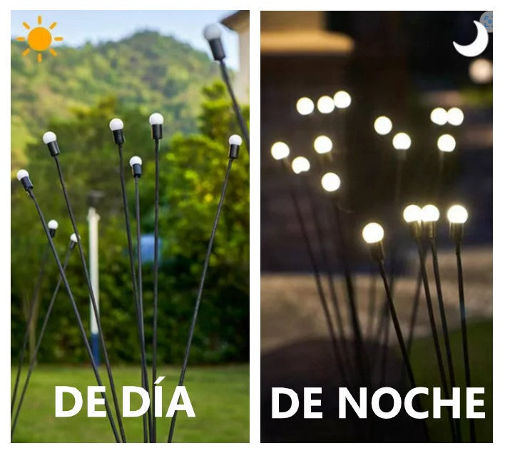 LUZ LED SOLAR DE DECORACIÓN PARA JARDINES "MAGIC FIREFLY LIGHT"