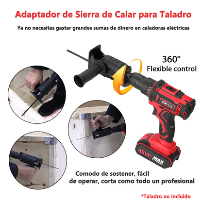 ADAPTADOR DE SIERRA DE CALAR PARA TALADRO