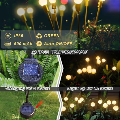 LUZ LED SOLAR DE DECORACIÓN PARA JARDINES "MAGIC FIREFLY LIGHT"